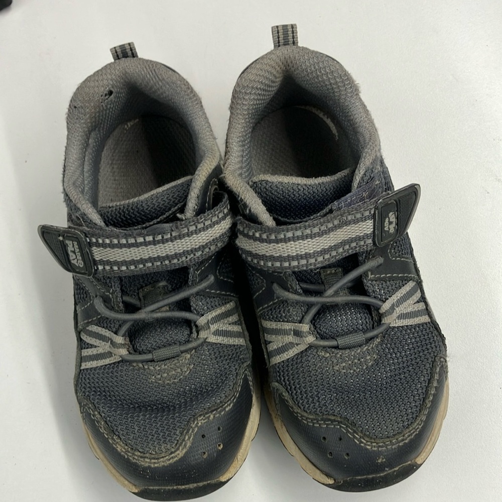 Stride Rite Size 9.5 Boys Shoes Grey Blue